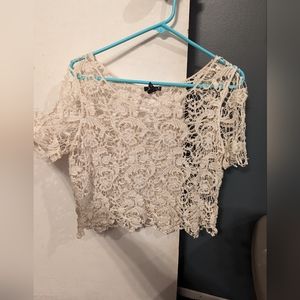 Forever 21 Crochet crop top